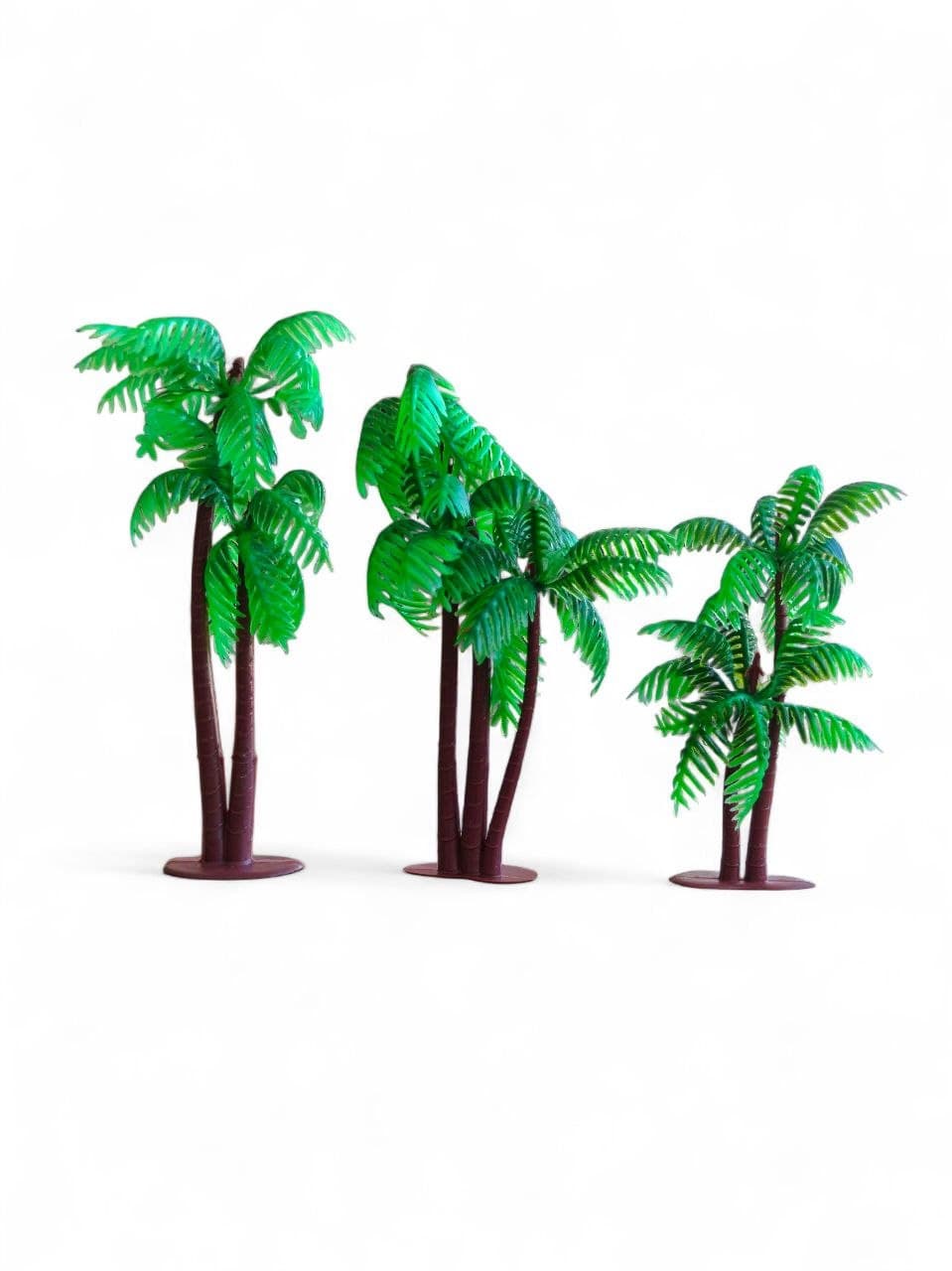 Plastic Mini Coconut Palms - 3 pcs in pack - 1688B-4,6,7