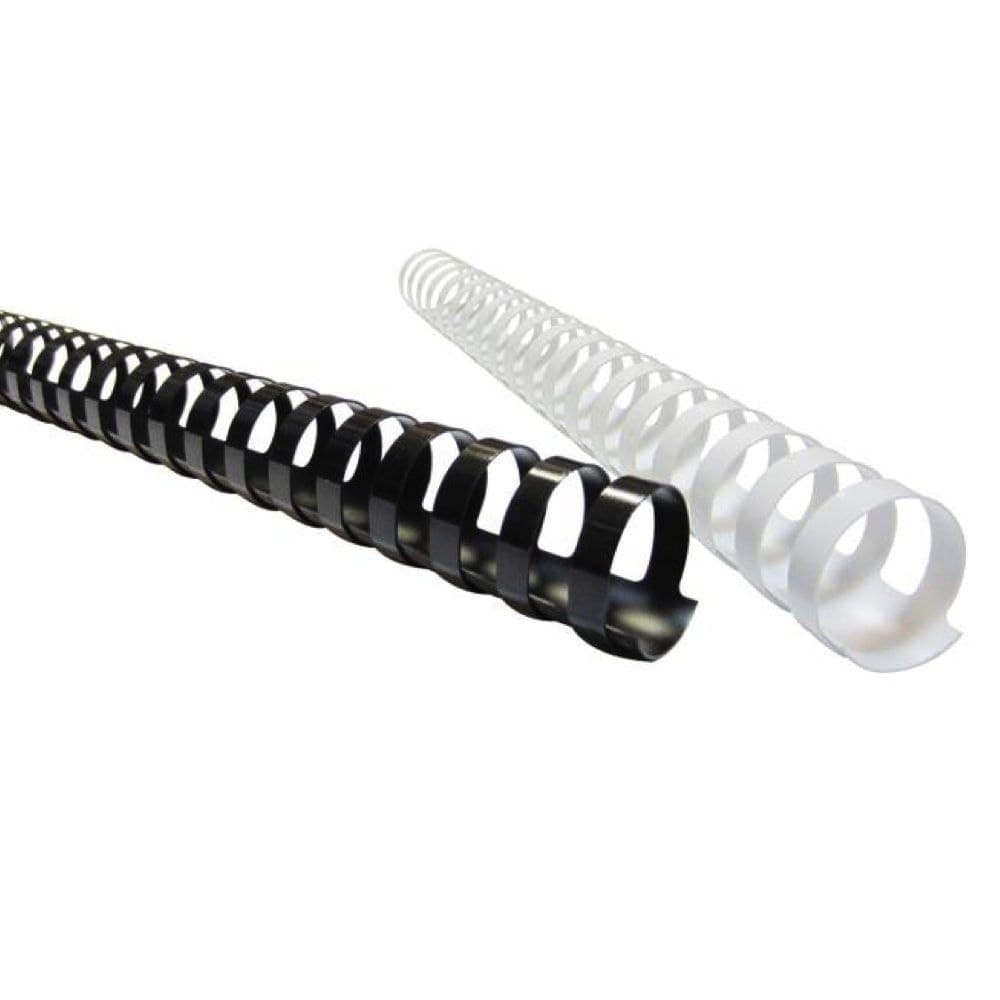 Elephant Spiral Comb 6mm - White