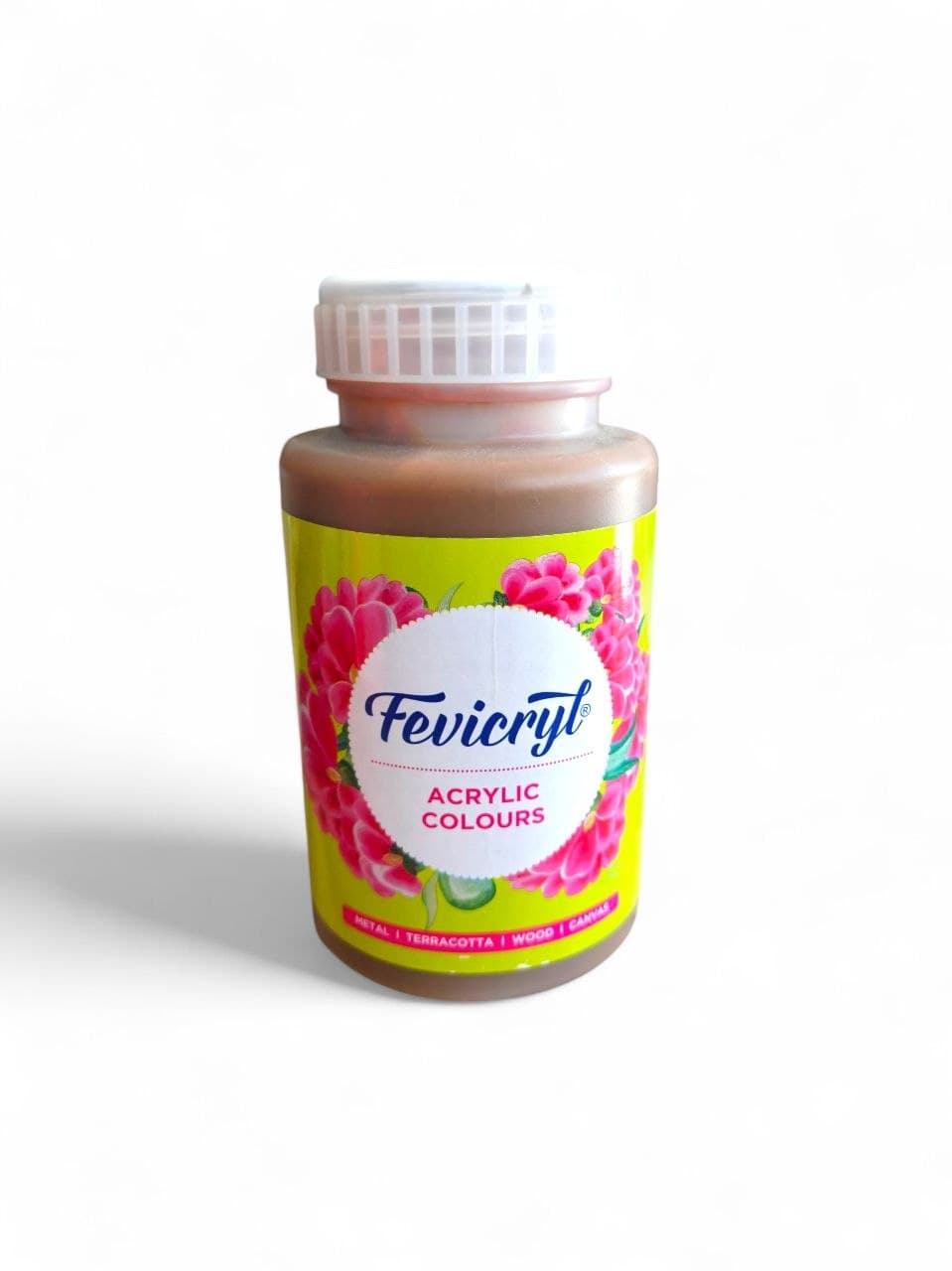 Fevicryl Acrylic Colour 500ml - Dark Brown 05