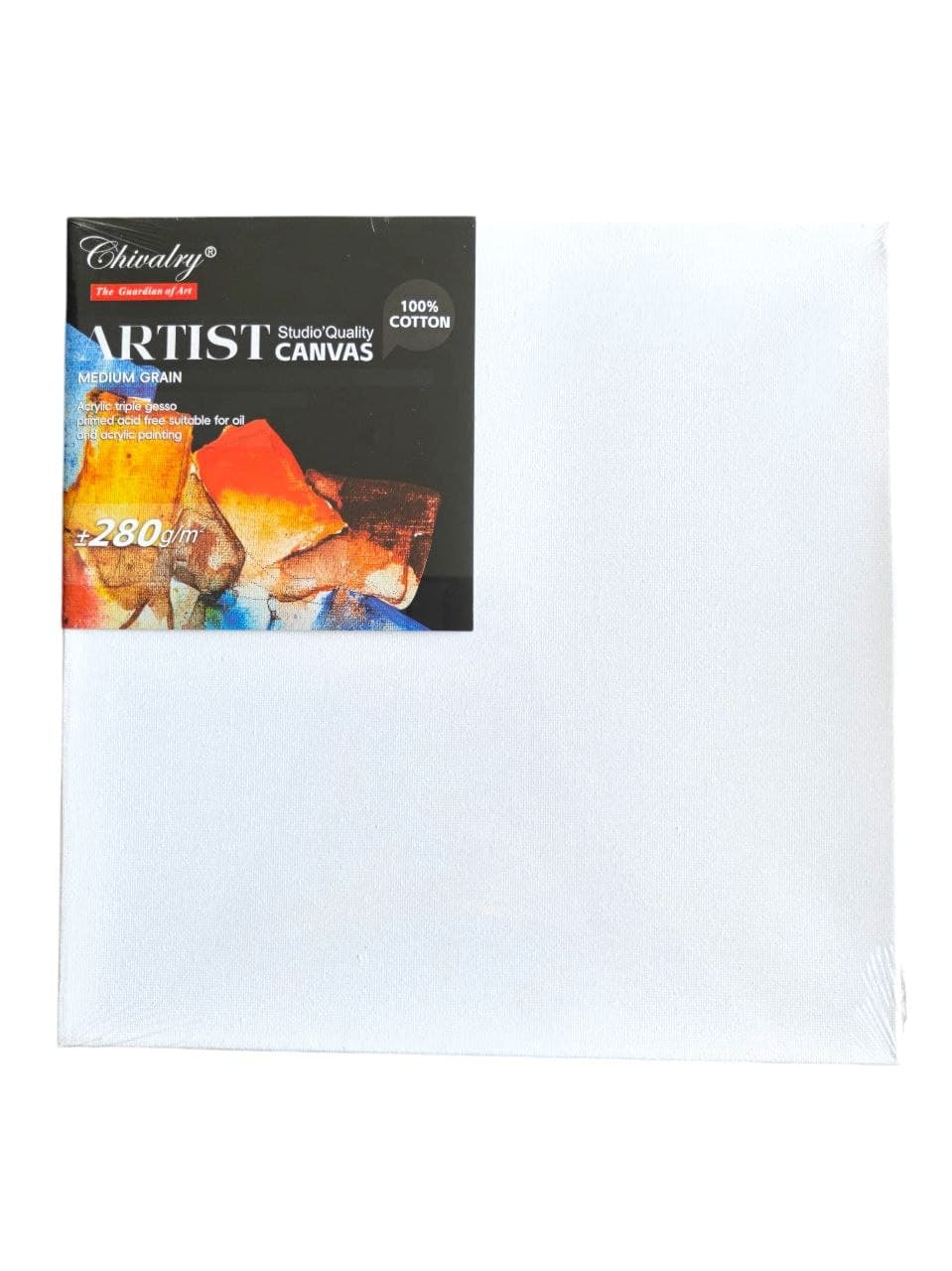Chivalry Artist Canvas White Medium Grain 280g/m2 30x30cm