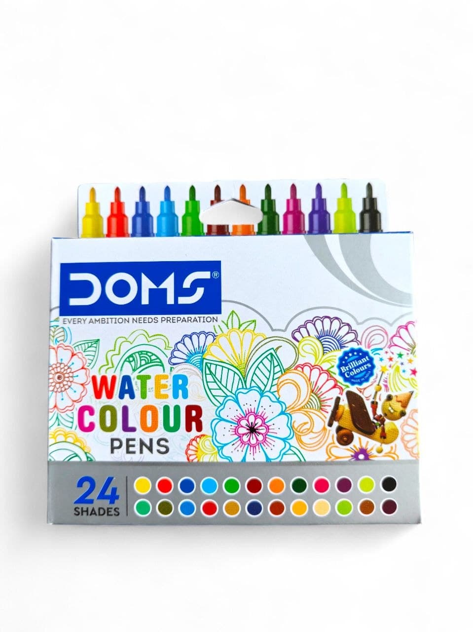 DOMS MINI WATER COLOUR PEN 24 SHADES No. 8689