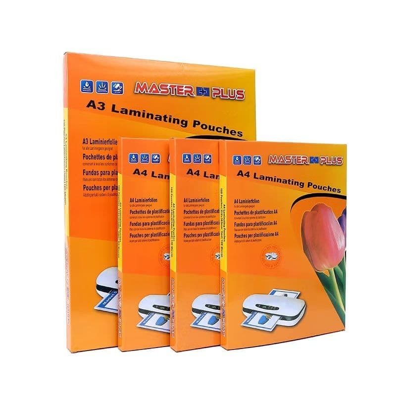 A3 Laminating Pouches, Master Plus, 100 Pouches, 125 Micron