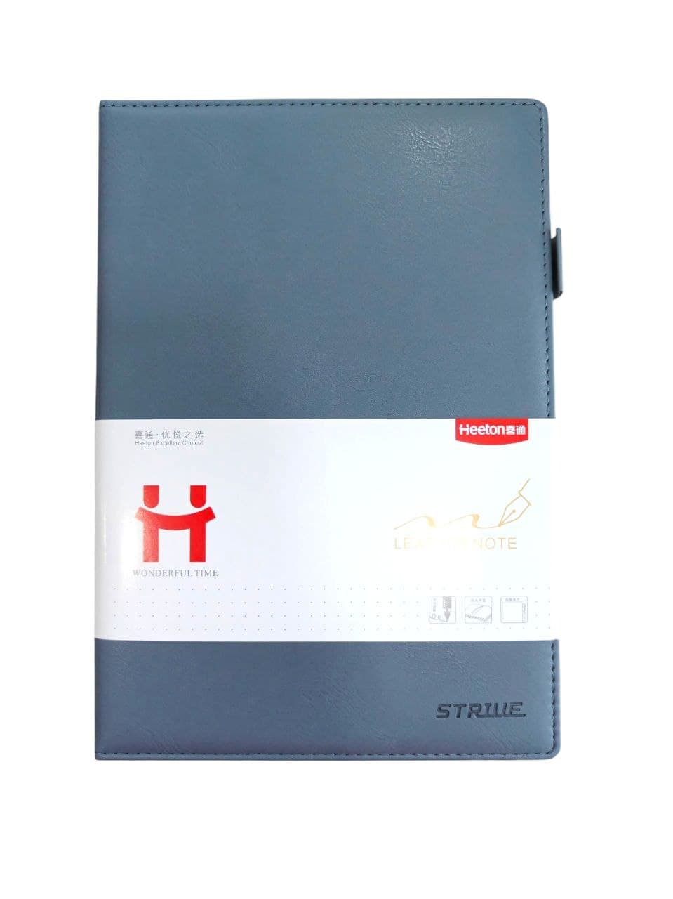Leather Note Book with pen holder : Heeton, B5 Size, No. A16‐979